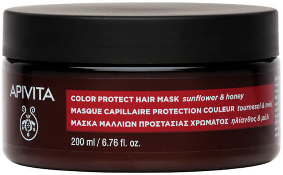 Apivita Holistic Hair Care Color Protection Hair Mask - Sunflower & Honey (200 ml)