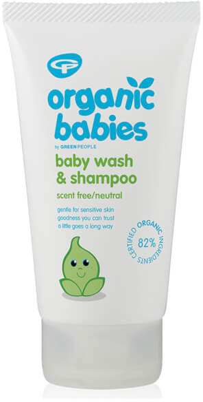 Green People No Scent Baby Wäsche & Shampoo (150 ml)