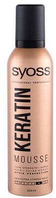 Photos - Hair Styling Product Syoss Professional Performance Keratin Mousse  (250 ml)