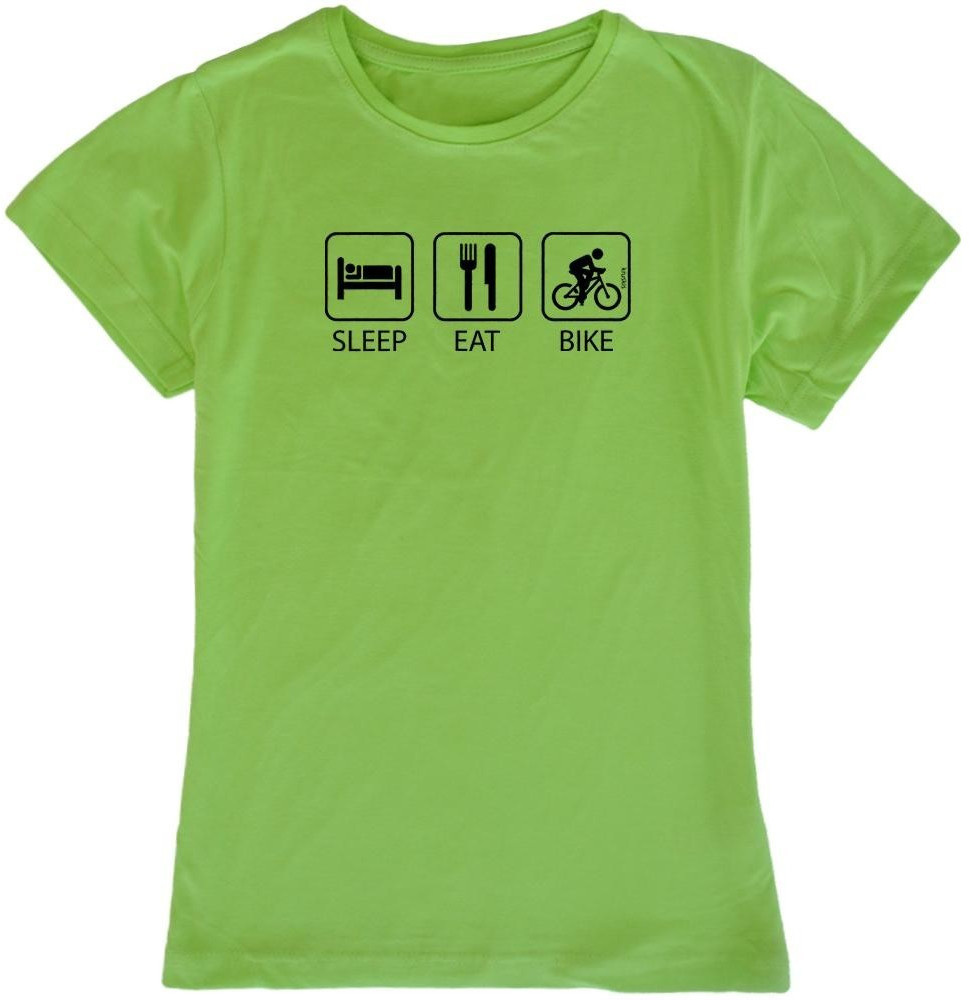 Kruskis Sleep Eat And Bike Light Green