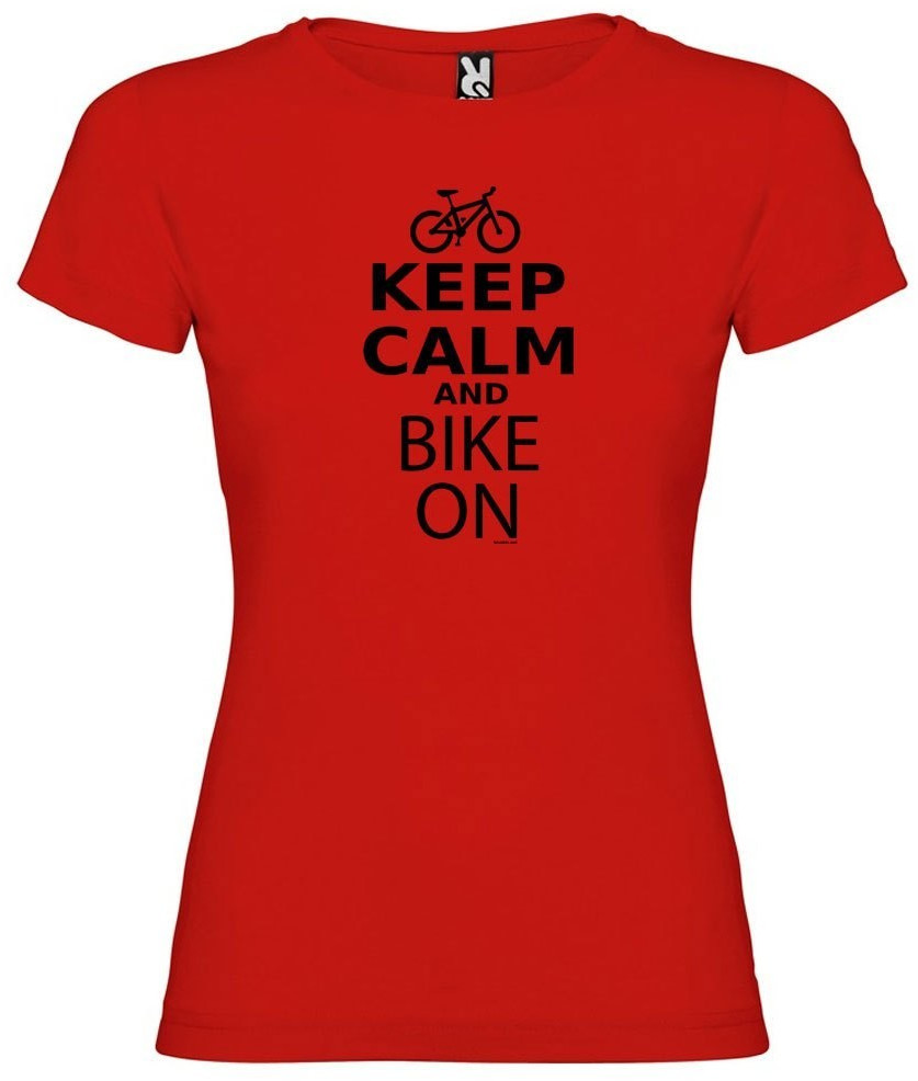 Kruskis Keep Calm And Bike On Red