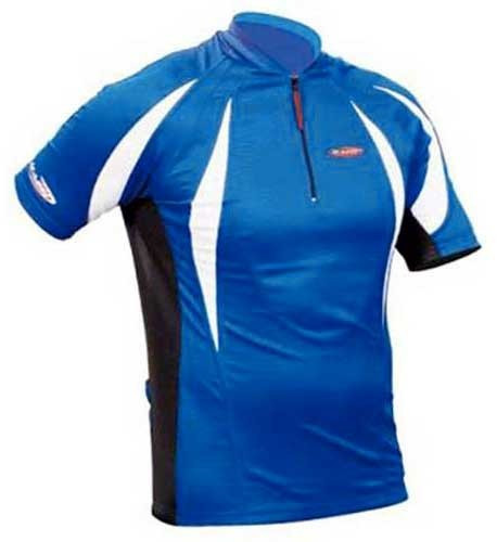 Massi Jersey S/l Nile Blue / White