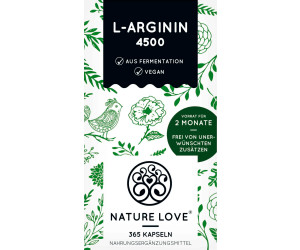 Nature Love L Arginin Kapseln 365 Stk Ab 18 95 Preisvergleich Bei Idealo De
