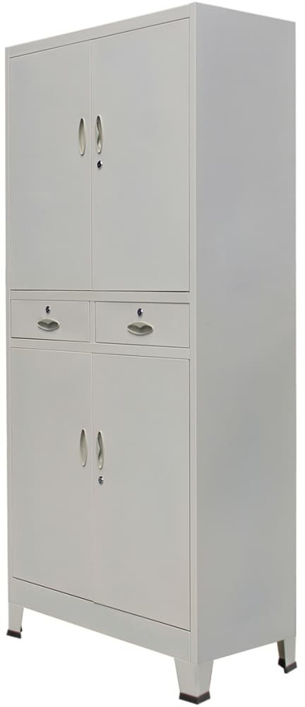 VidaXL Armoire de rangement 4 portes 180 x 90 x 40 cm