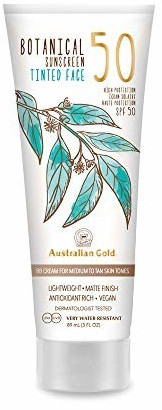 Photos - Sun Skin Care Australian Gold Botanical Sunscreen Tinted Face Medium-Tan 