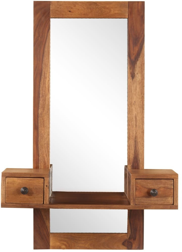 VidaXL Miroir cosmétique avec deux tiroirs
