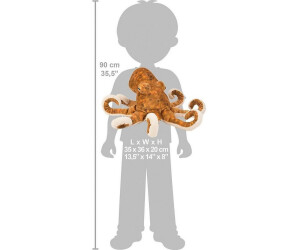 Wild Republic 10939 Oktopus ca 30cm Plüsch mit Öko-Füllung 