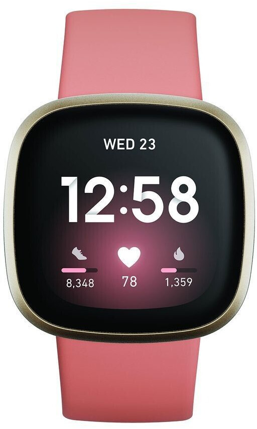 Fitbit versa hotsell rose gold price
