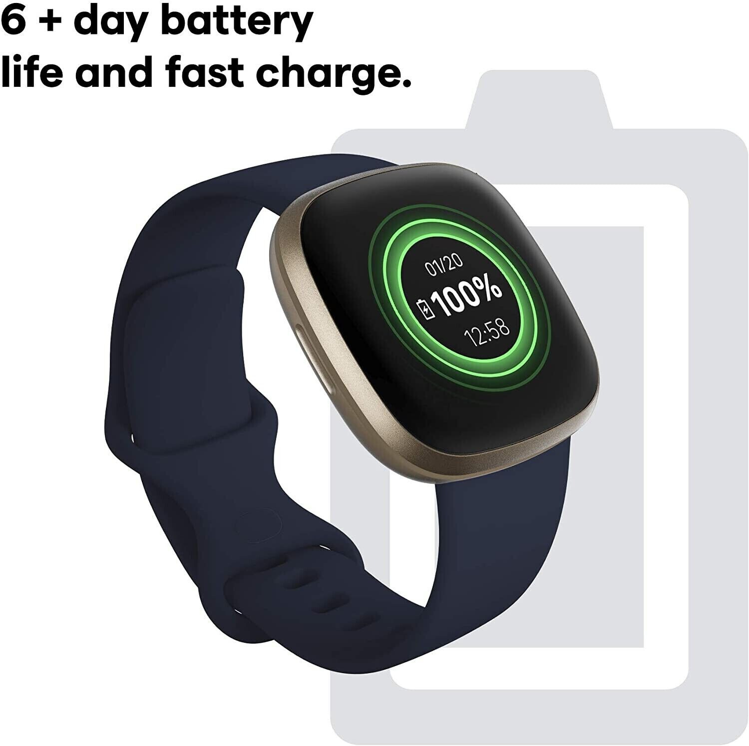 Fitbit versa 3 midnight store