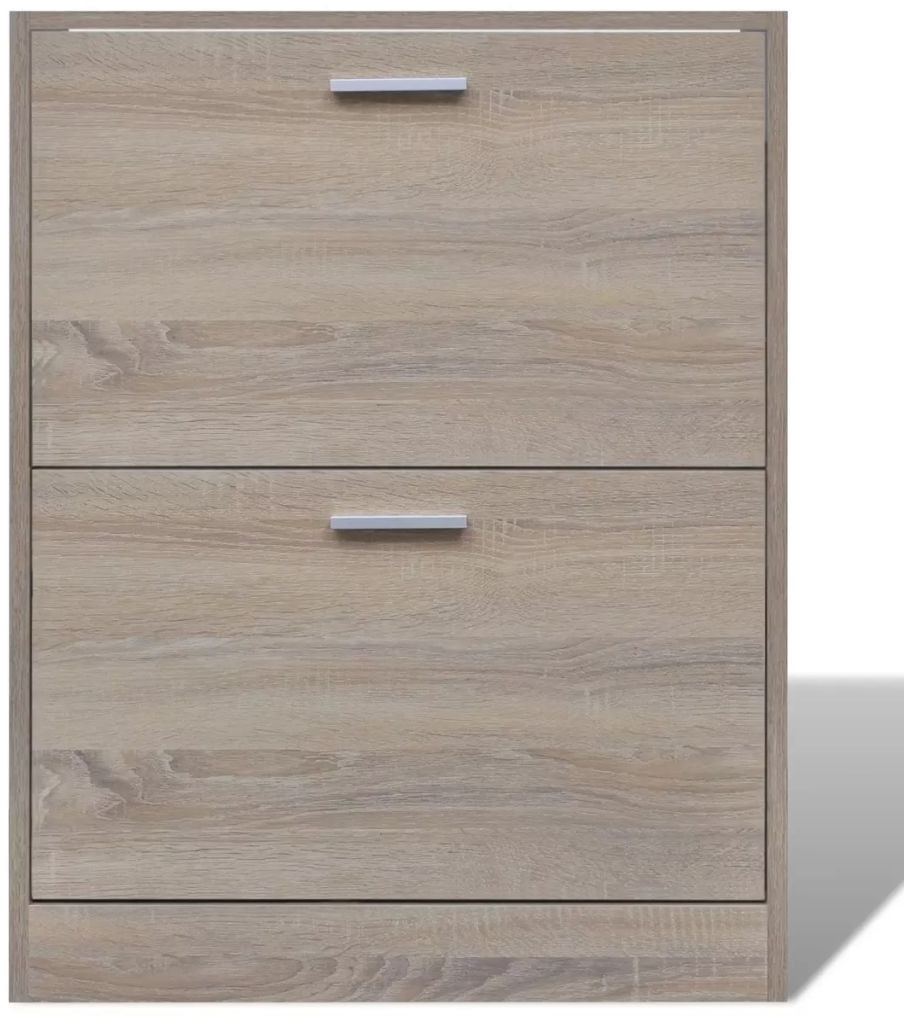 VidaXL Meuble à chaussures classeur chêne