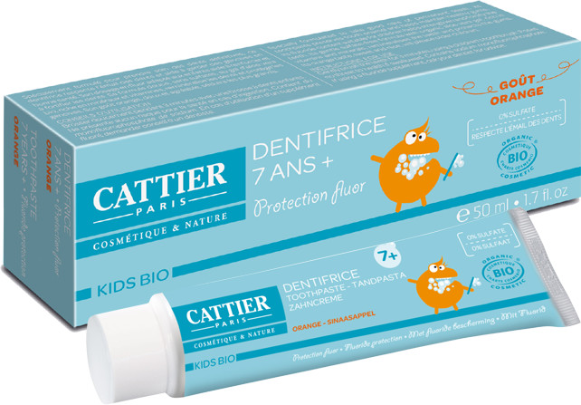 Cattier Dentifrice 7+ orange (50 ml)