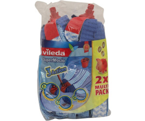 Vileda VIL128263 Recharge Soft pour Balai à Franges Supermocio Multicolore  - Accessoires de nettoyage - Achat & prix