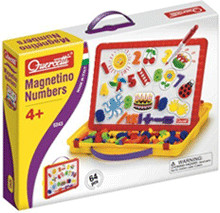 Quercetti Valise tableau magnétique avec chiffres