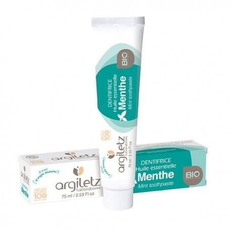 Argiletz Dentifrice fraicheur menthe bio (75 ml)
