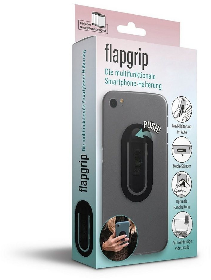 flapgrip Handy-Halterung Schwarz ab 7,99 €