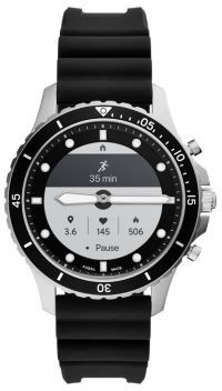 Fossil - Hybrid Smartwatch HR FB-01 Silikon Schwarz für 139,00€ inkl. Versand