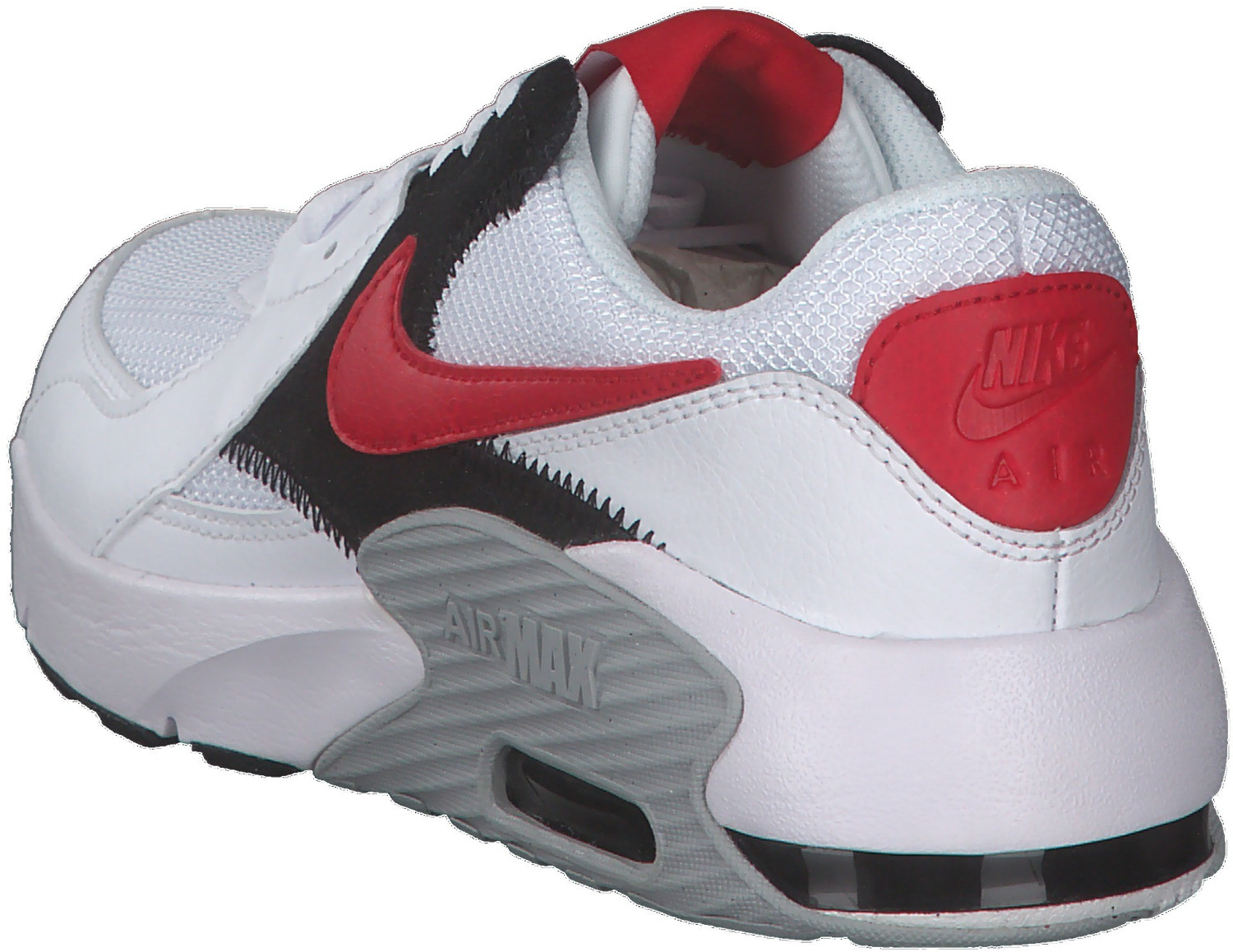 Nike Men's Air Max Excee Sneakers - Black/White/University Red | Catch.com.au
