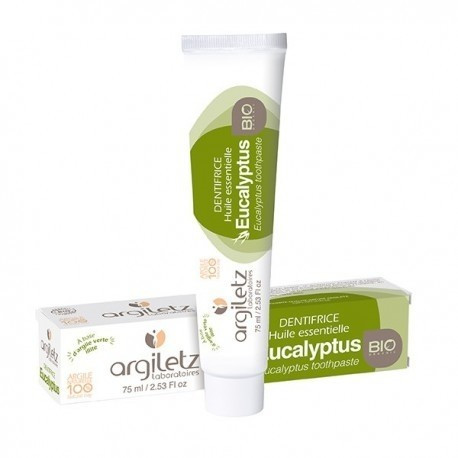 Argiletz Dentifrice huile essentielle eucalyptus (75 ml)
