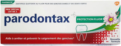 Parodontax Dentifrice protection fluor (2 x 75 ml)