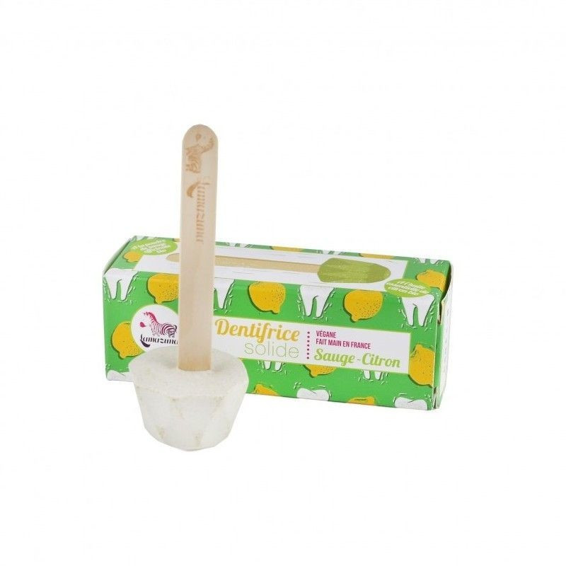 Lamazuna Dentifrice solide sauge citron (17 g)