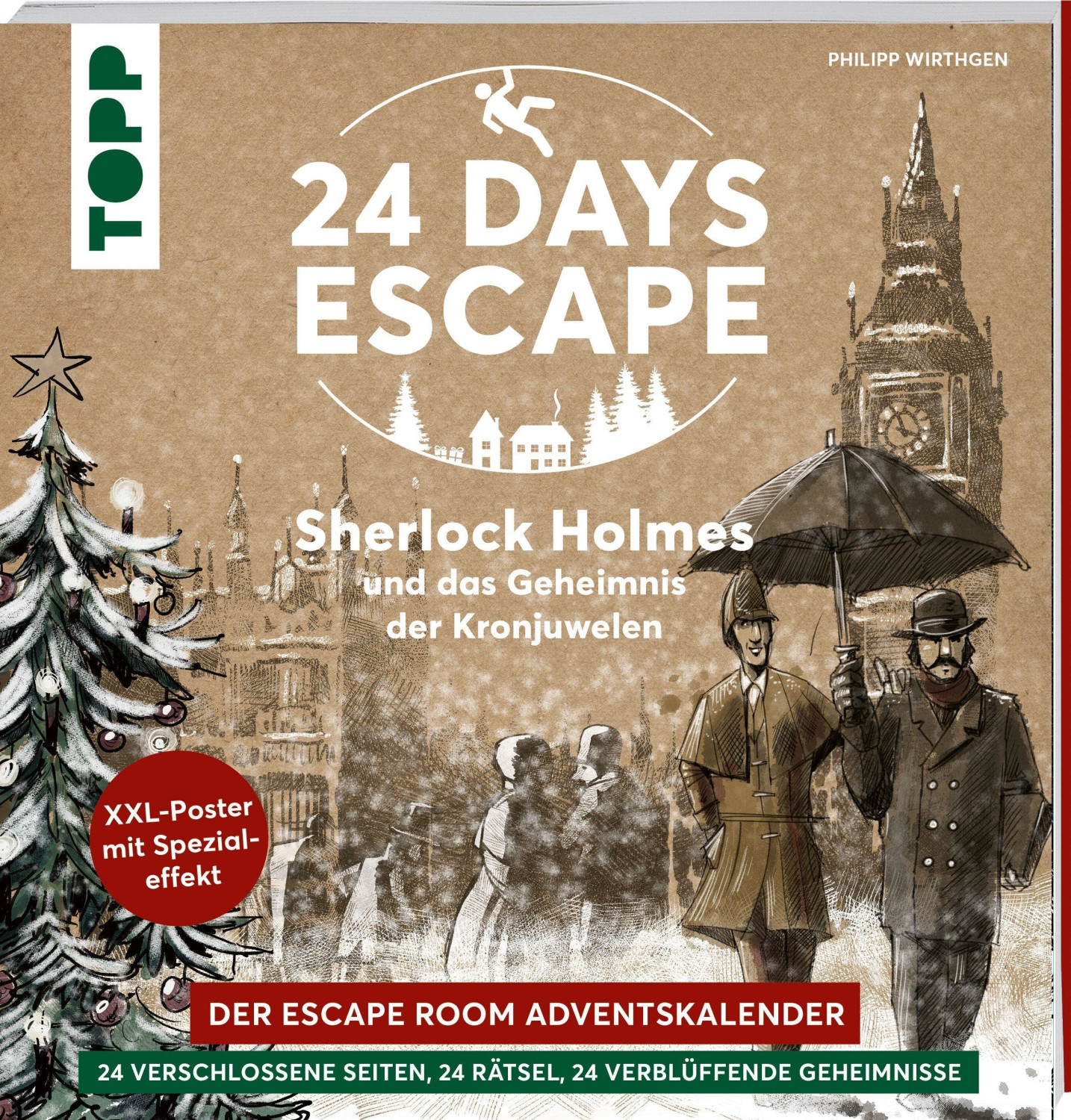 Topp Escape Room Adventskalender Sherlock Holmes und das Geheimnis der