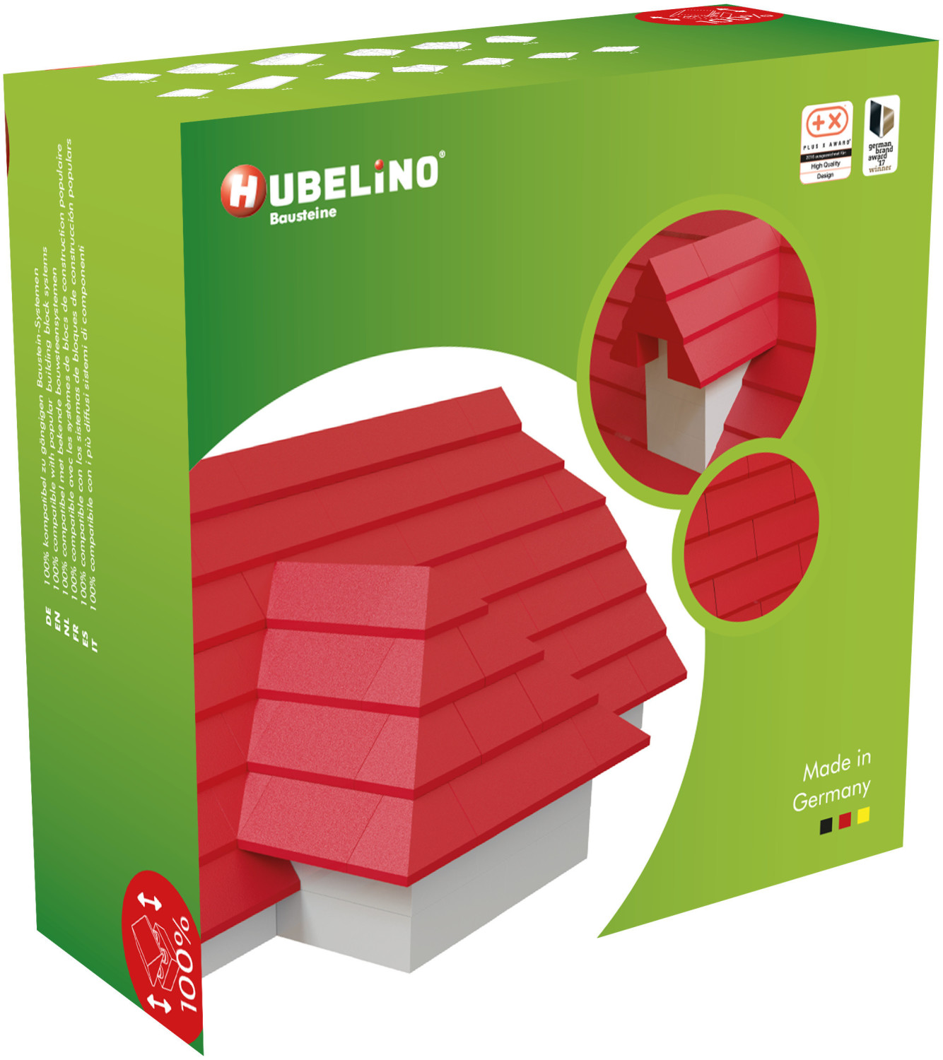 Hubelino Roof Building Set 124 pcs.