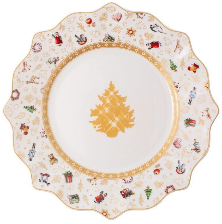 Villeroy & Boch Assiette à dessert Toy's Delight édition anniversaire multicolore/or/blanc