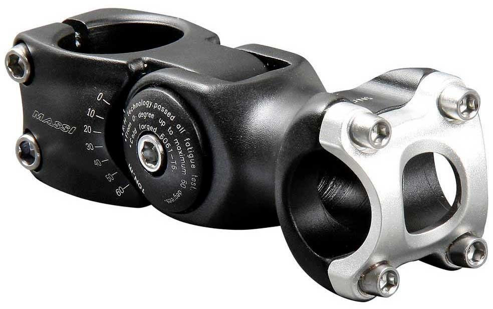 Massi Stem Cm-506 Adjustable Stem 25.4 Mm 110 mm Black
