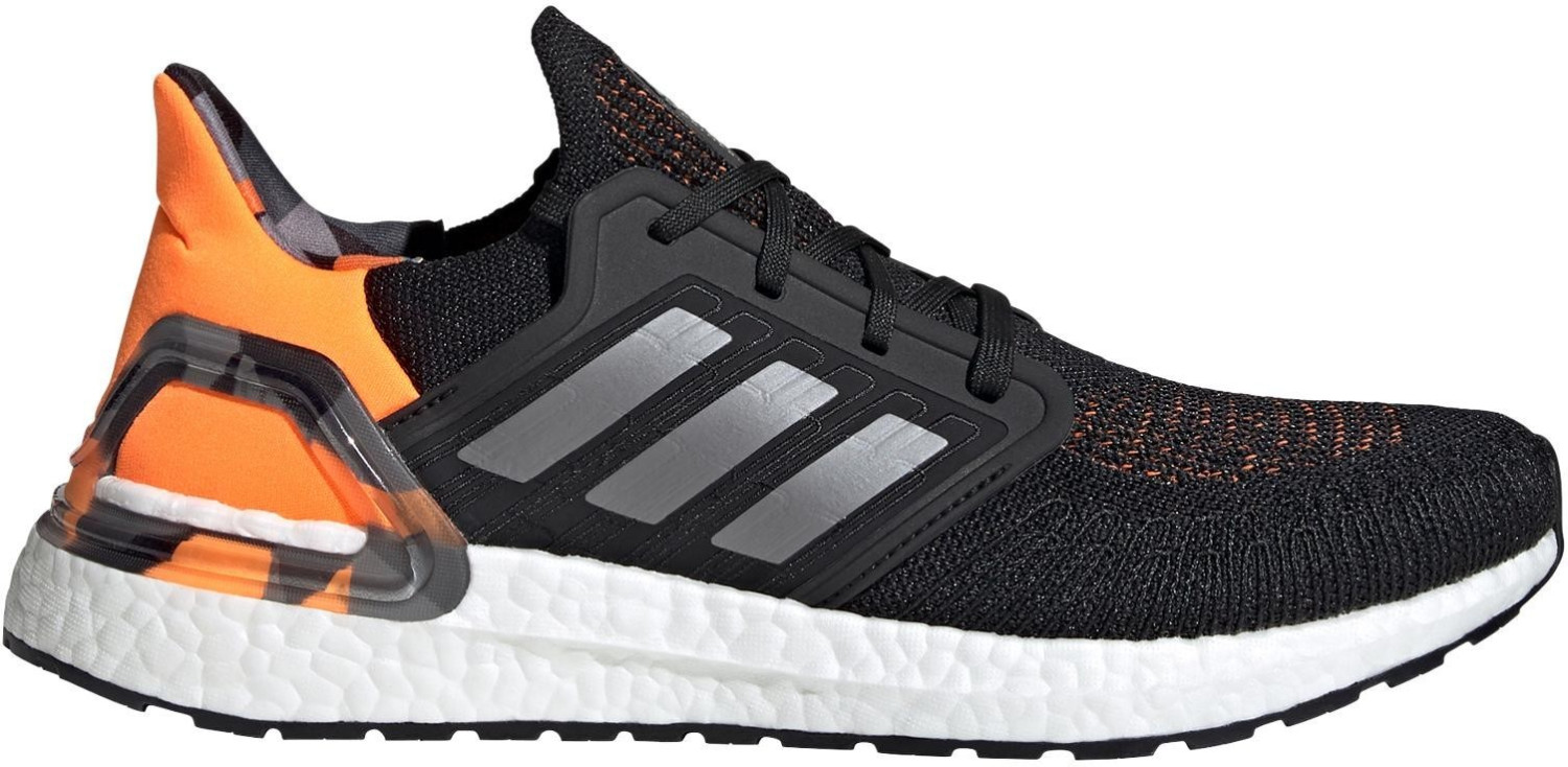 Buy Adidas Ultraboost 20 core black/grey three/signal orange from Â£152.39 (Today) â Best Deals 