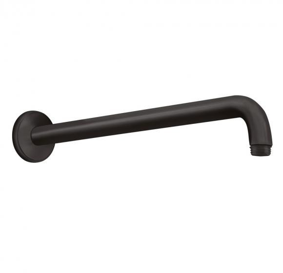 Hansgrohe Brausearm 90° rund schwarz matt Ausladung: 389 mm 