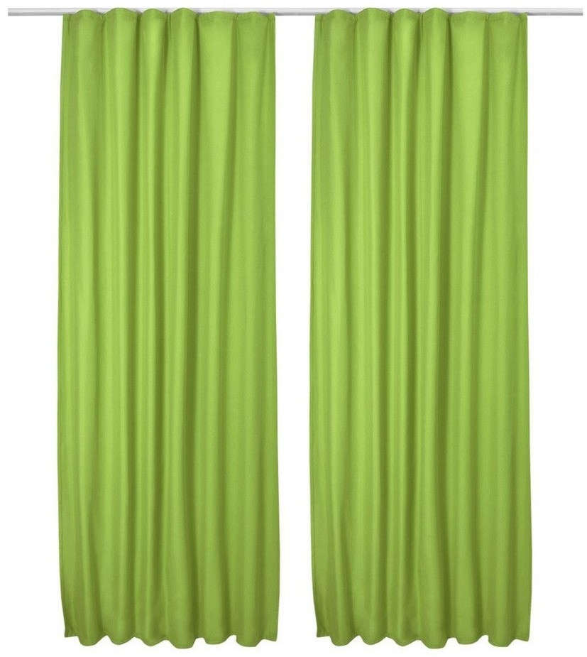 Beautissu Amelie Luna Thermo 140x245cm Gathering Tape Green