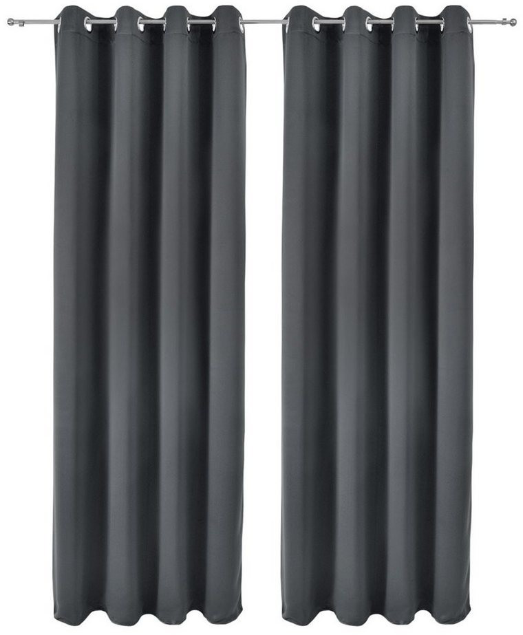 Beautissu Amelie Nora Blackout 140x245cm Anthrazite