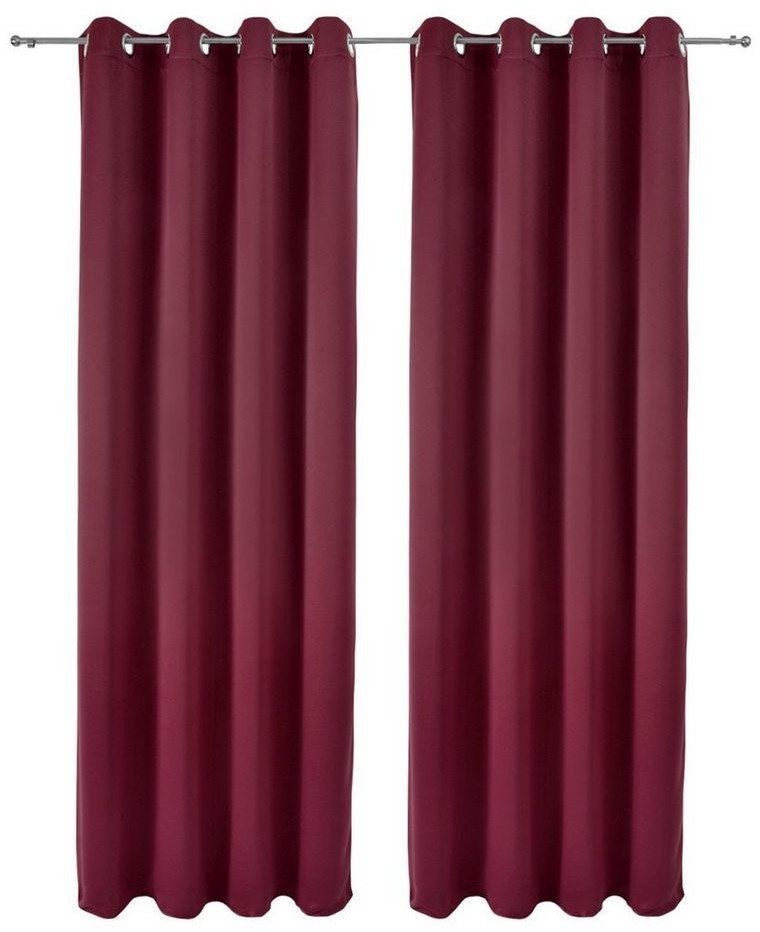 Beautissu Amelie Nora Blackout 140x245cm Bordeaux