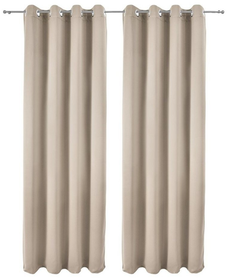 Beautissu Amelie Nora Blackout 140x245cm Creme