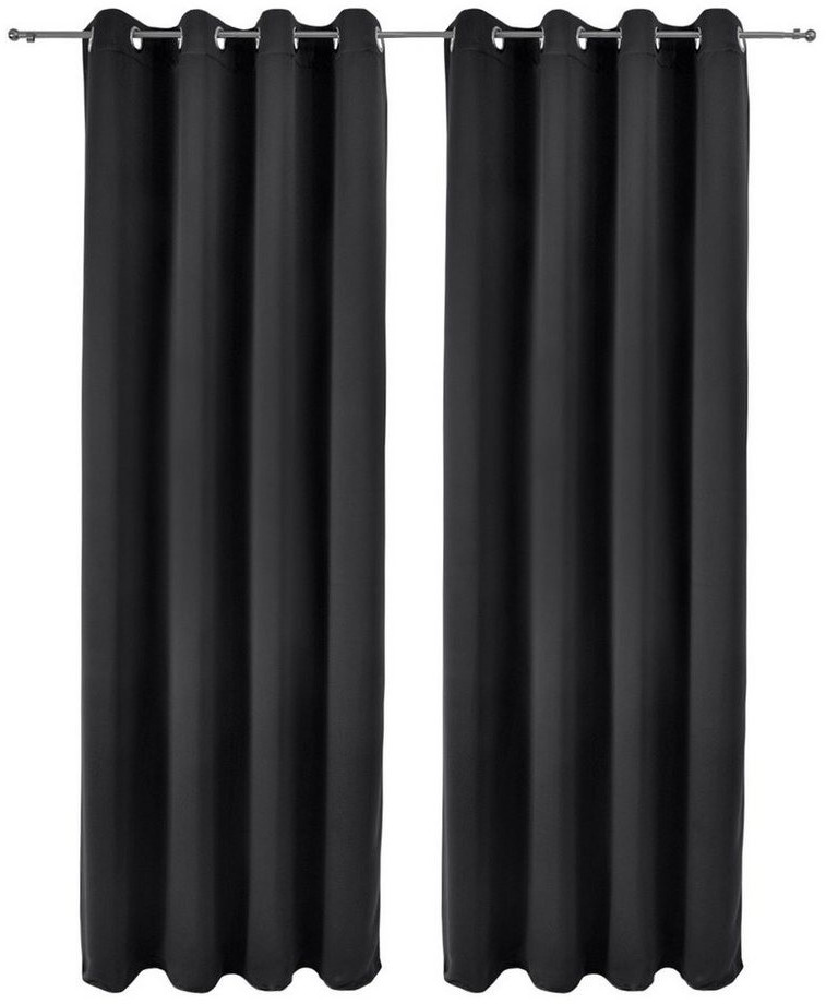Beautissu Amelie Nora Blackout 140x245cm Black