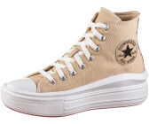 converse plataforma beige