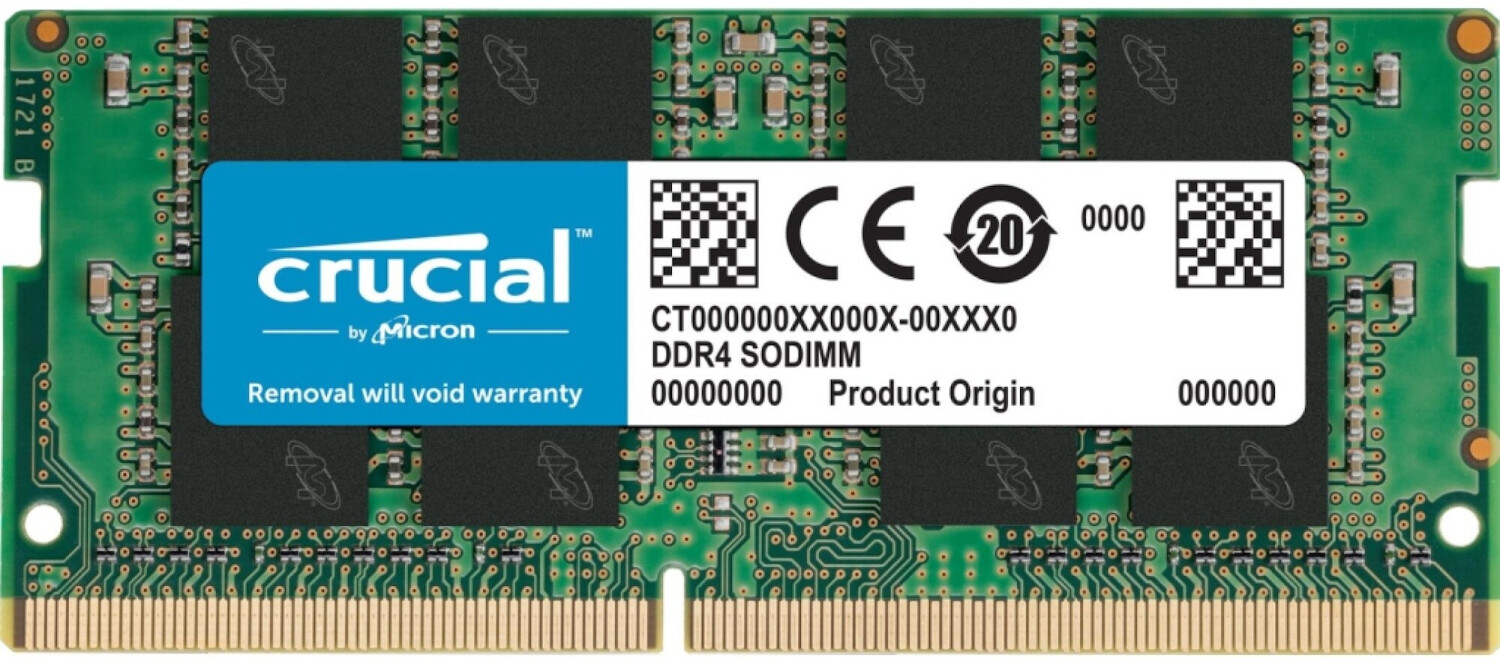 Crucial 8GB SODIMM DDR4-3200 CL22 (CT8G4SFRA32A)