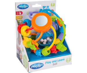 Playgro Motorikschleifenball Babyartikel Monaten Blaugrüngelb 40137 Spielzeug 