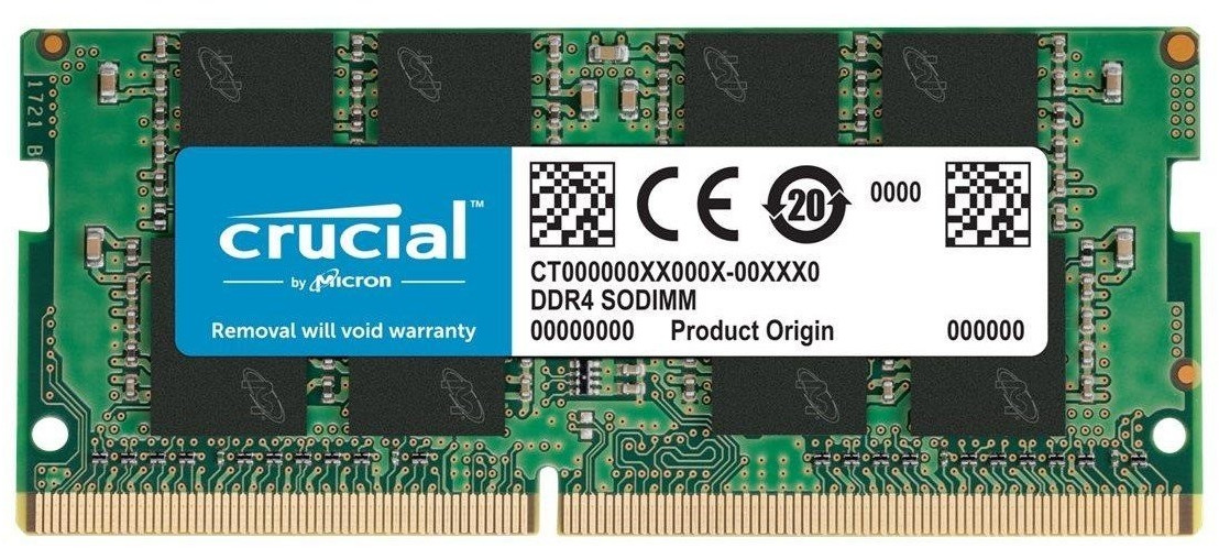 Crucial 16GB Laptop DDR4 3200 MHz SODIMM Memory CT16G4SFRA32A