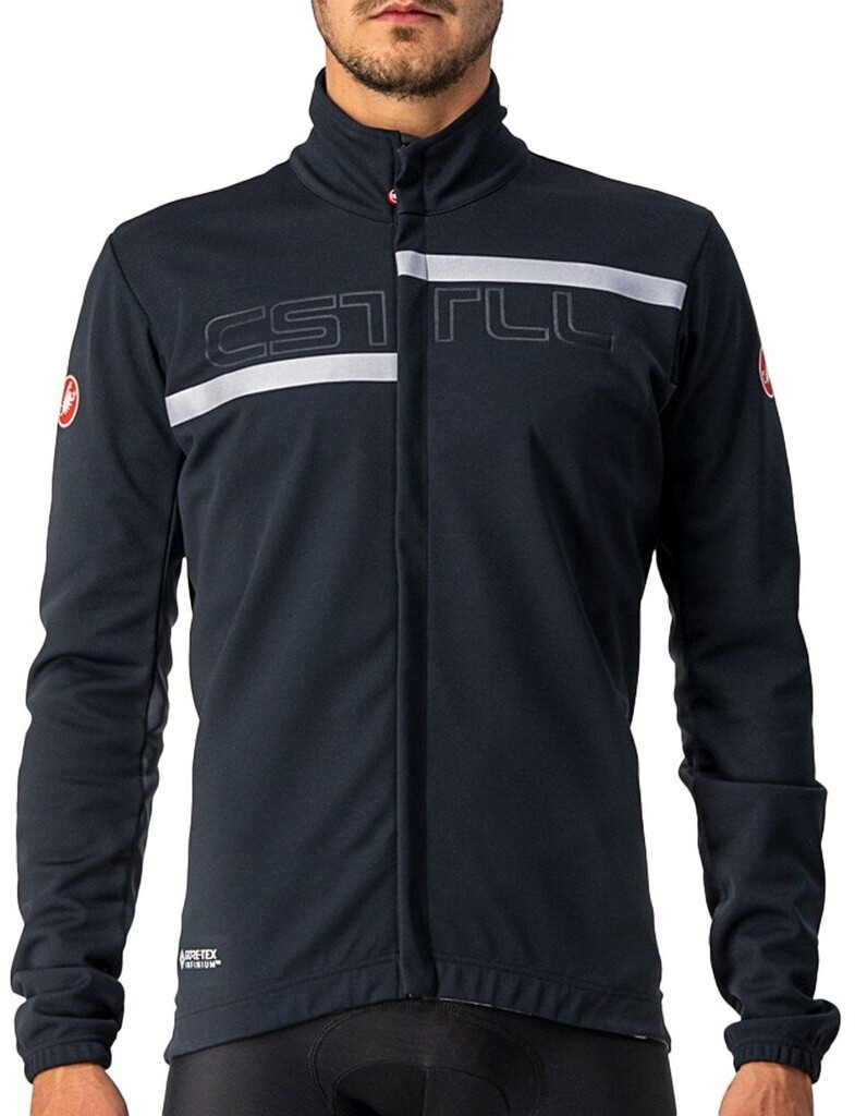 CASTELLI Transition 2 Giacca Unisex - GORE-TEX INFINIUM Sul Davanti, Pile Sul Retro, Cerniera Asimmetrica, 3 Tasche Posteriori, Per Autunno/Inverno Mite
