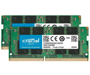 Crucial 16GB Kit SODIMM DDR4-3200 CL22 (CT2K8G4SFRA32A) ab 53,90 