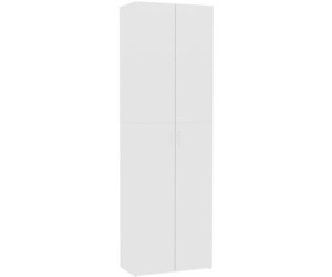vidaXL Armoire de bureau 60 x 32 x 190 cm blanc brillant au meilleur prix  sur
