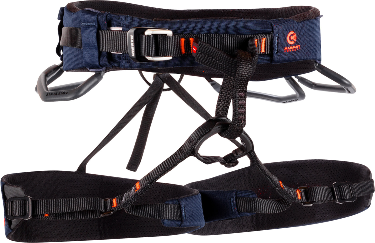 Mammut Comfort Knit Fast Adjust Harness L Marine / Safety Orange