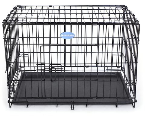 Feandrea Cage de transport Black Wire Dog Crate Feandrea Cage de transport Black Wire Dog Crate
