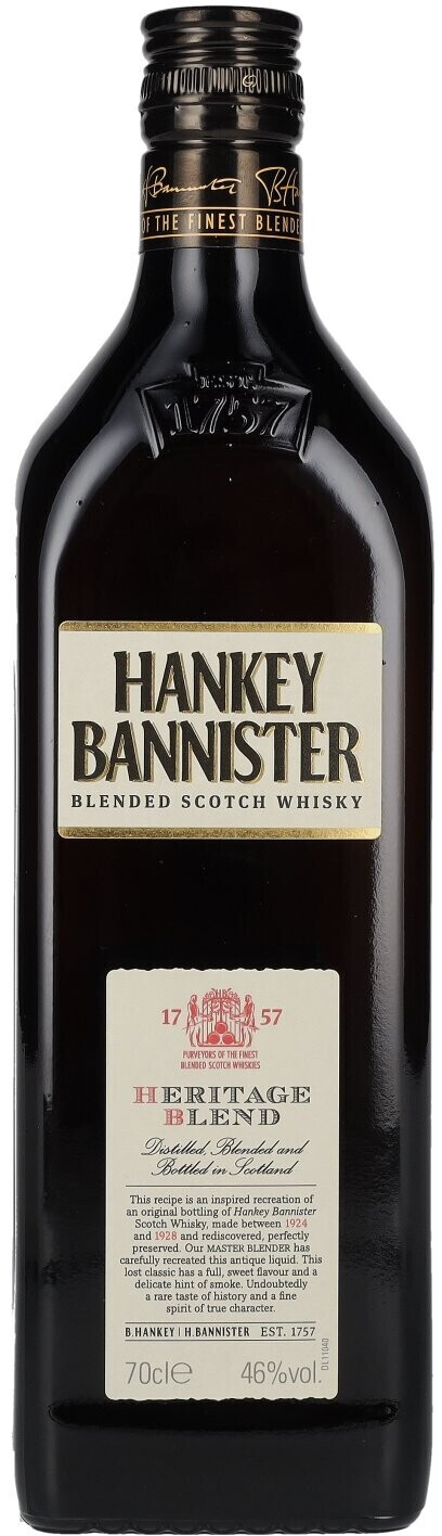 Hankey Bannister Heritage Blend Whisky 0,7l 46%
