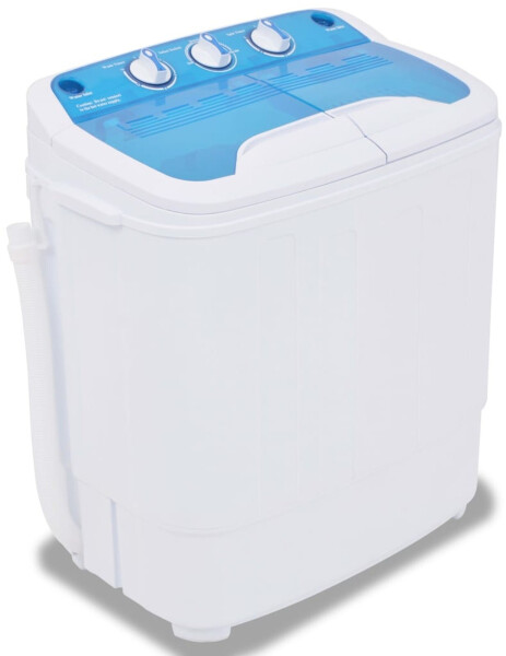 vidaXL Mini-Waschmaschine mit Schleuder und 2 Kammern 5,6 kg, Bild 3