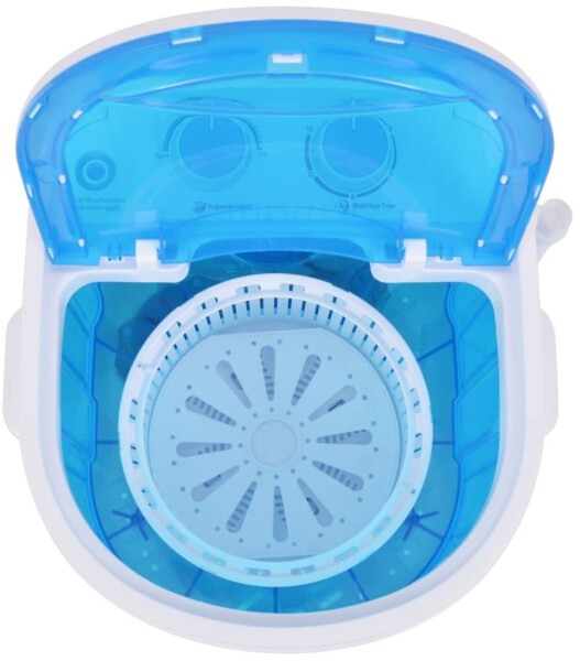 vidaXL Mini-Waschmaschine mit Schleuder und 2 Kammern 5,6 kg, Bild 4