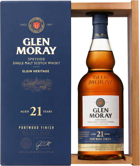 Glen Moray 21 Years Portwood Finish Single Malt 0,7l 46,3% ab