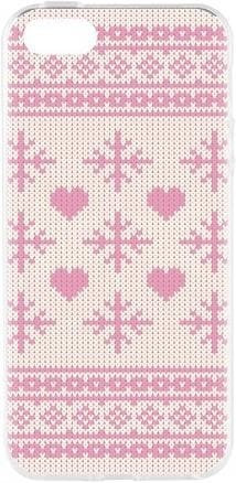 FLAVR Cardcase Ugly Xmas Sweater Pink (iPhone 5, iPhone 5S, iPhone SE)