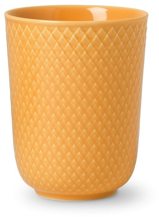 Lyngby Porcelæn Rhomb tumbler (33 cl) yellow